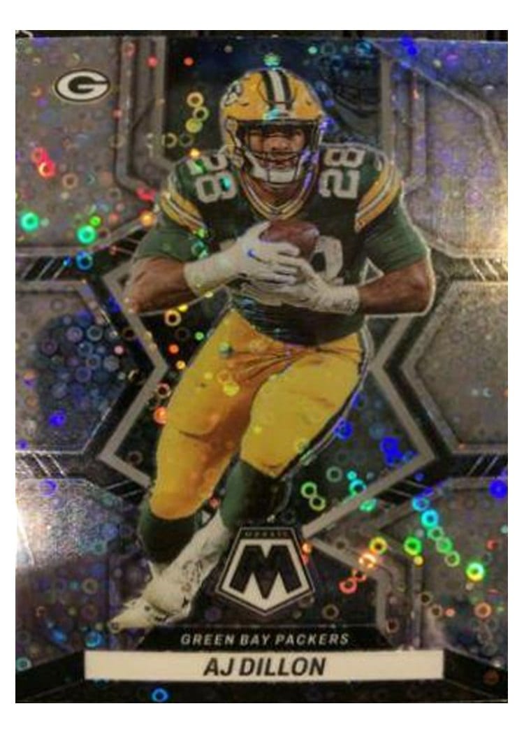 2022 Panini Mosaic Base Set AJ Dillon #71 card
