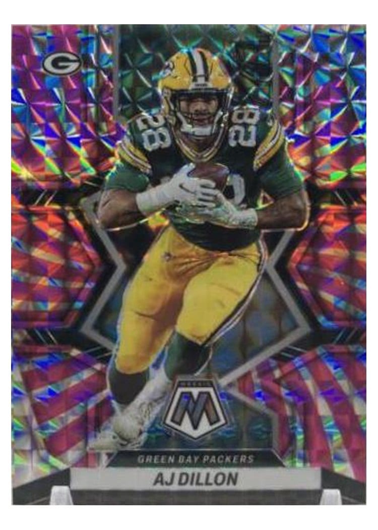 2022 Panini Mosaic Base Set AJ Dillon #71 card