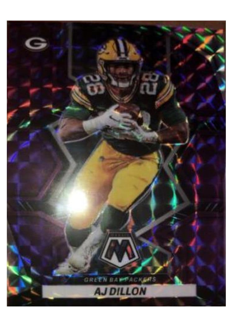 2022 Panini Mosaic Base Set AJ Dillon #71 card