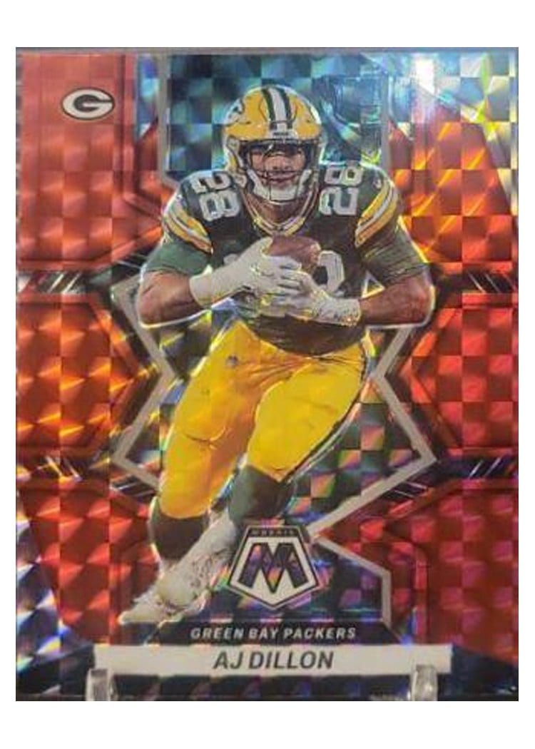 2022 Panini Mosaic Base Set AJ Dillon #71 card