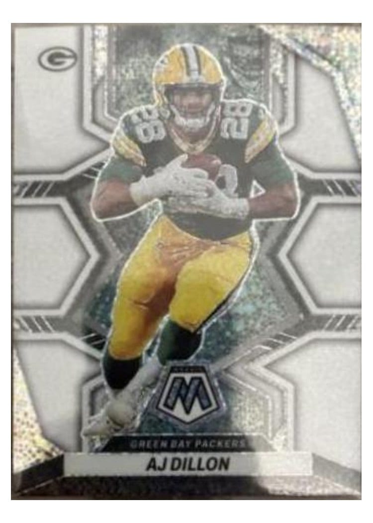2022 Panini Mosaic Base Set AJ Dillon #71 card