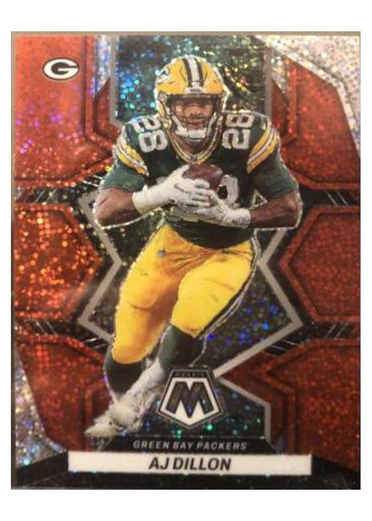 2022 Panini Mosaic Base Set AJ Dillon #71 card