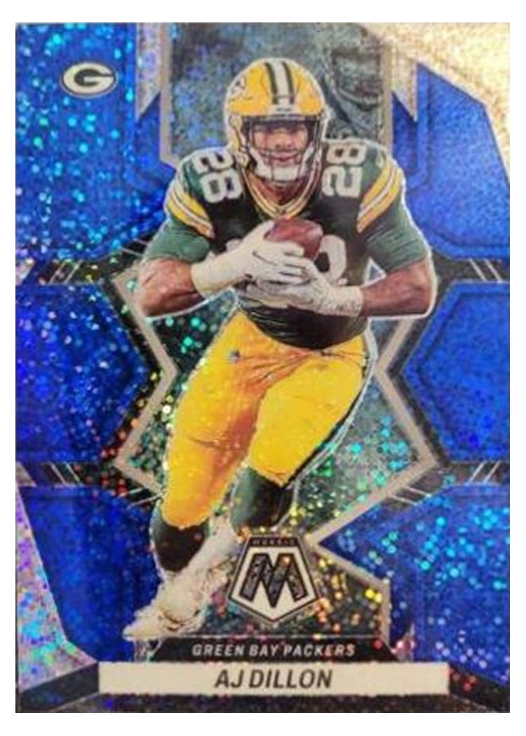2022 Panini Mosaic Base Set AJ Dillon #71 card