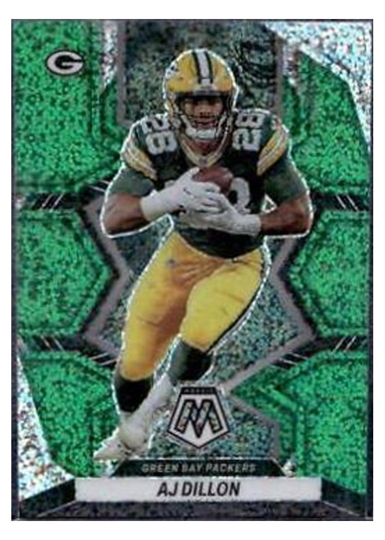 2022 Panini Mosaic Base Set AJ Dillon #71 card
