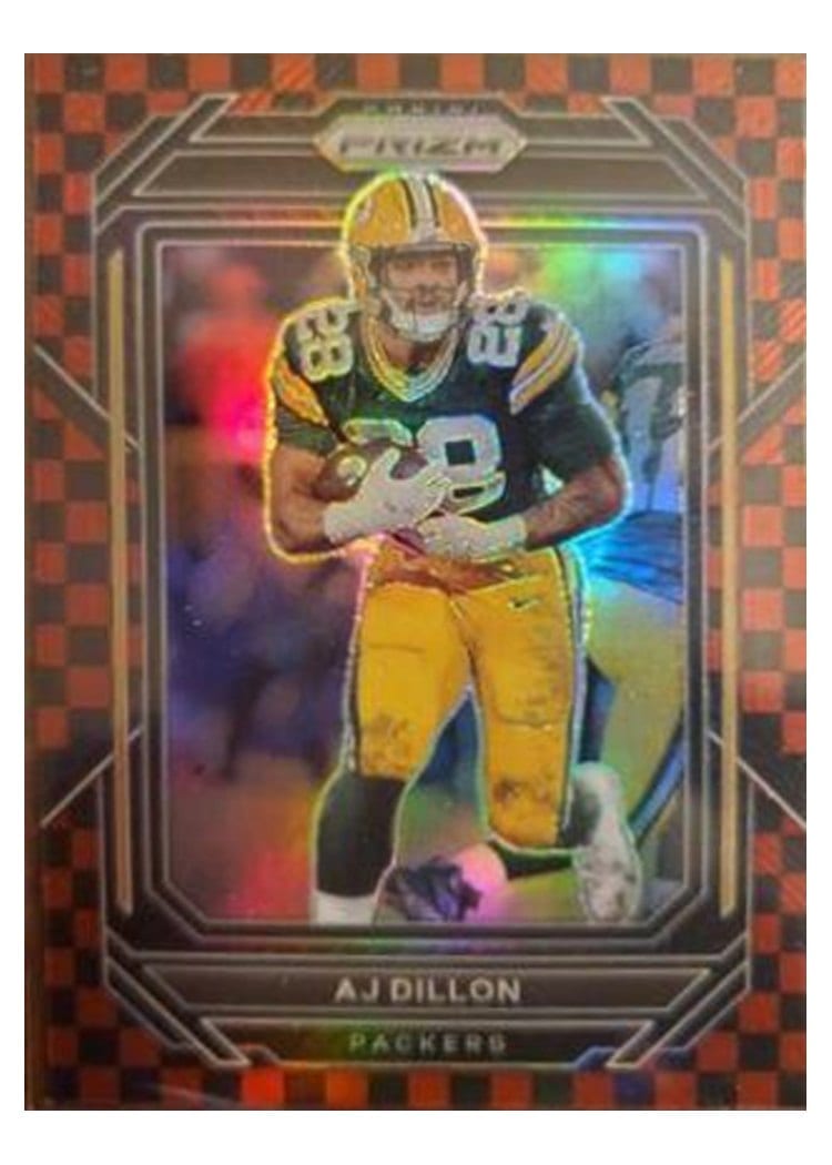 2022 Panini Prizm Base Set AJ Dillon #105 card
