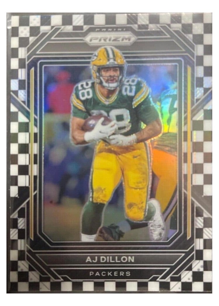 2022 Panini Prizm Base Set AJ Dillon #105 card