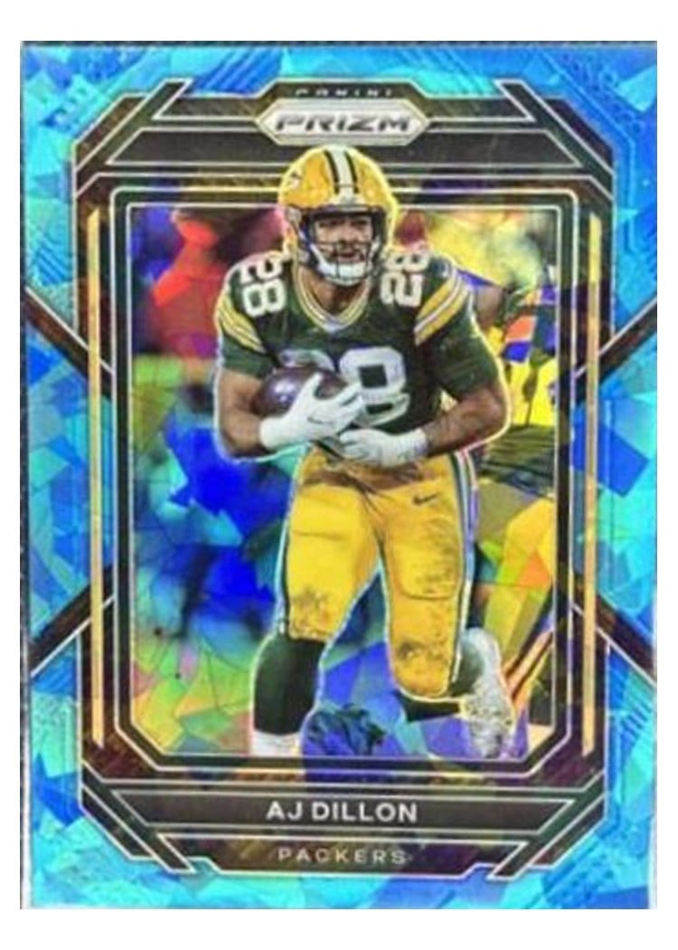 2022 Panini Prizm Base Set AJ Dillon #105 card