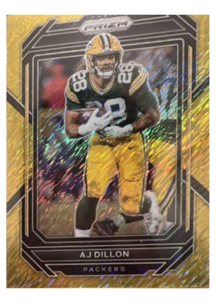 2022 Panini Prizm Base Set AJ Dillon #105 card