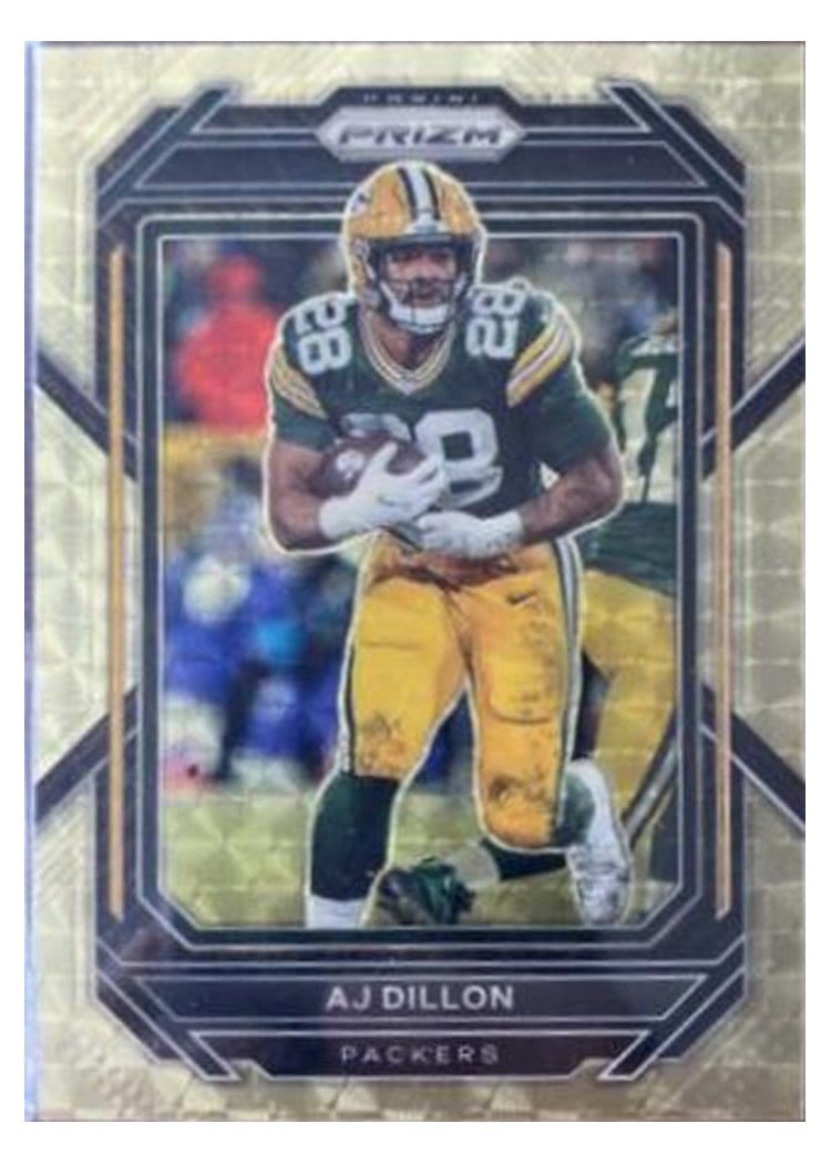 2022 Panini Prizm Base Set AJ Dillon #105 card