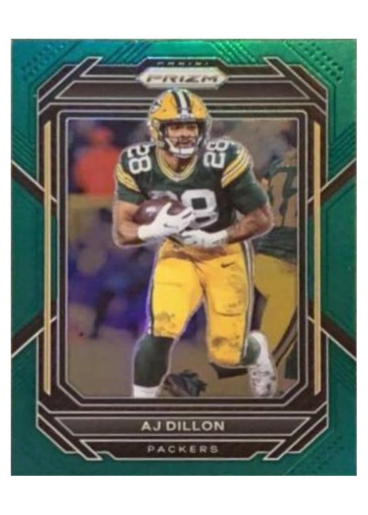 2022 Panini Prizm Base Set AJ Dillon #105 card
