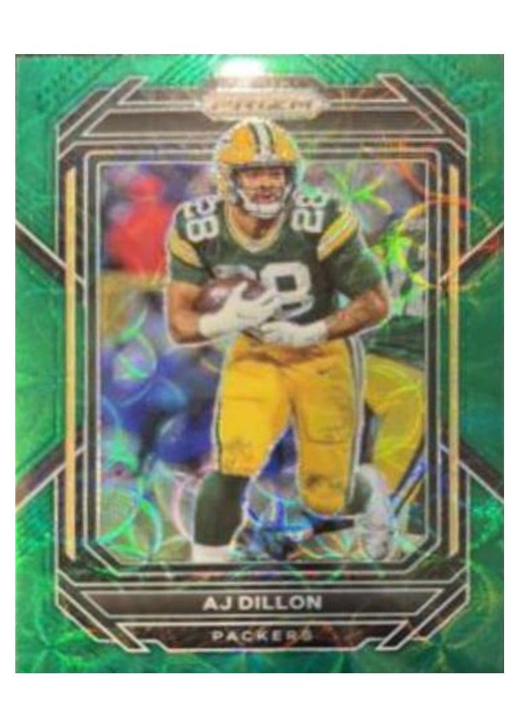 2022 Panini Prizm Base Set AJ Dillon #105 card