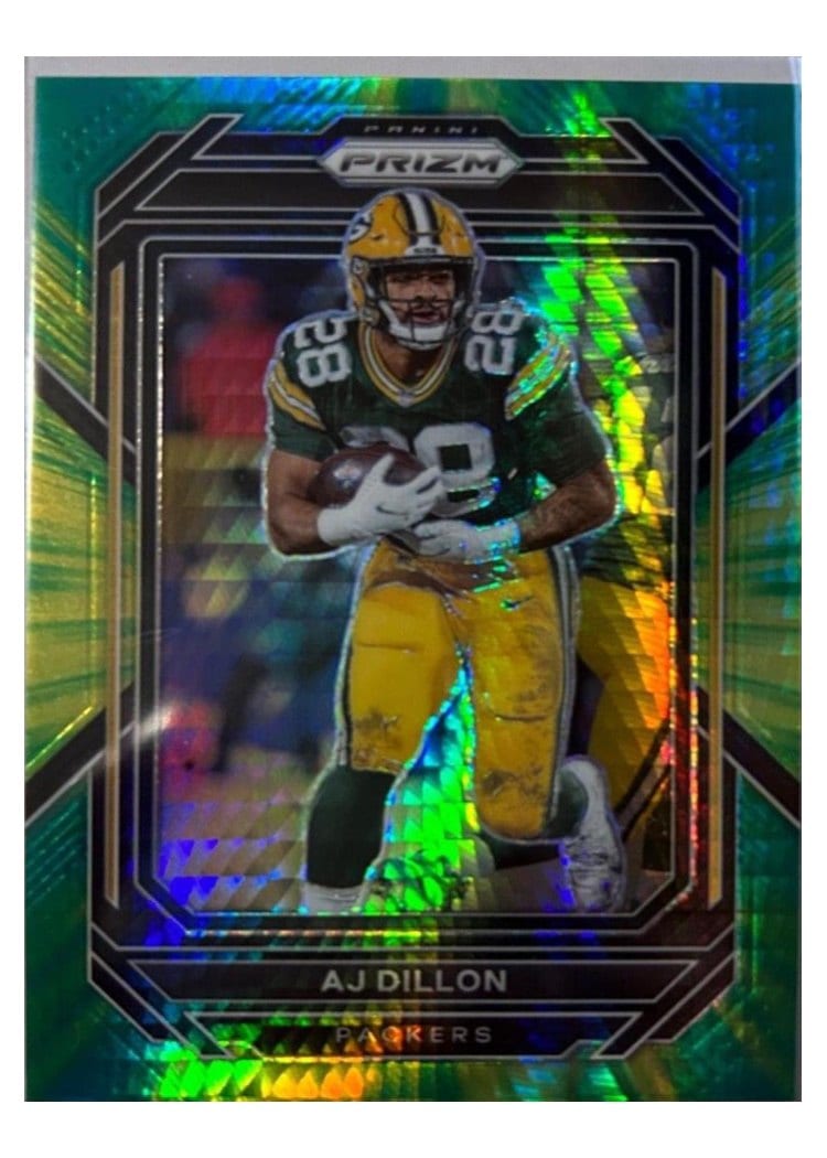 2022 Panini Prizm Base Set AJ Dillon #105 card