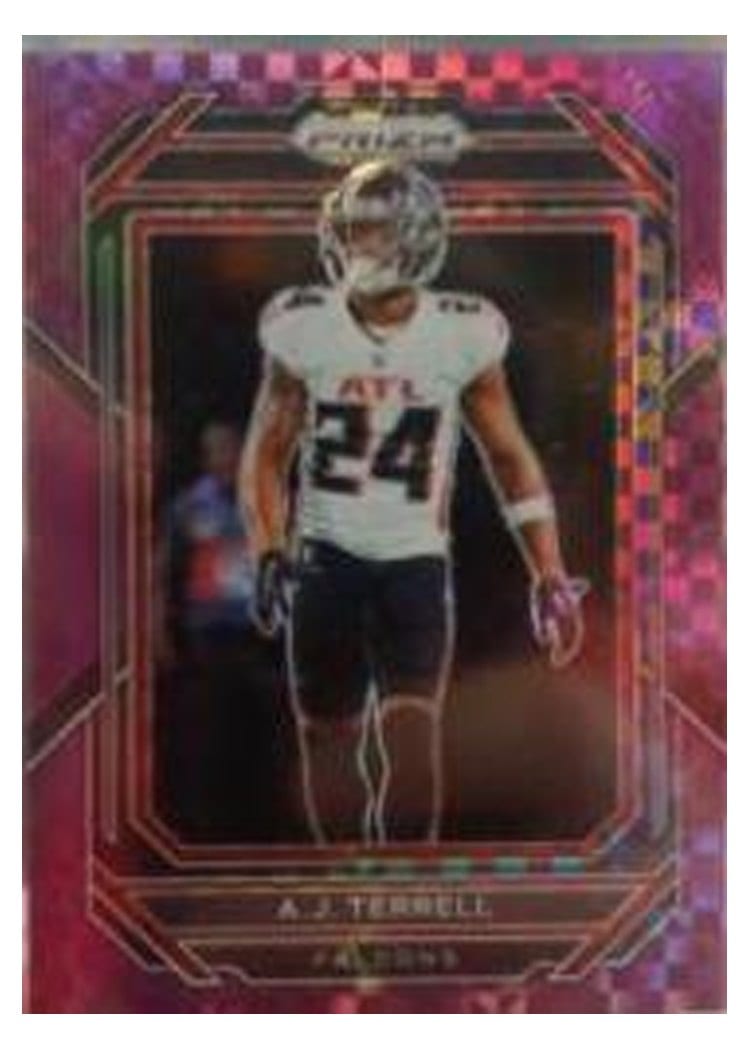 2022 Panini Prizm Base Set AJ Dillon #105 card