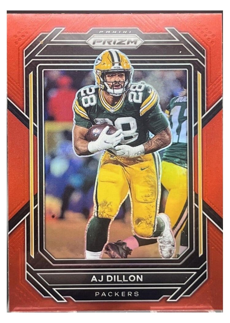 2022 Panini Prizm Base Set AJ Dillon #105 card