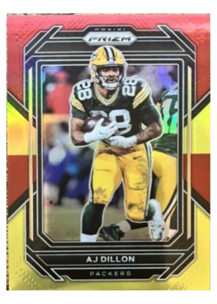 2022 Panini Prizm Base Set AJ Dillon #105 card