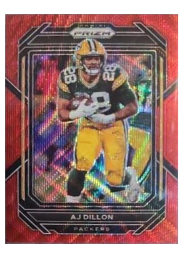 2022 Panini Prizm Base Set AJ Dillon #105 card