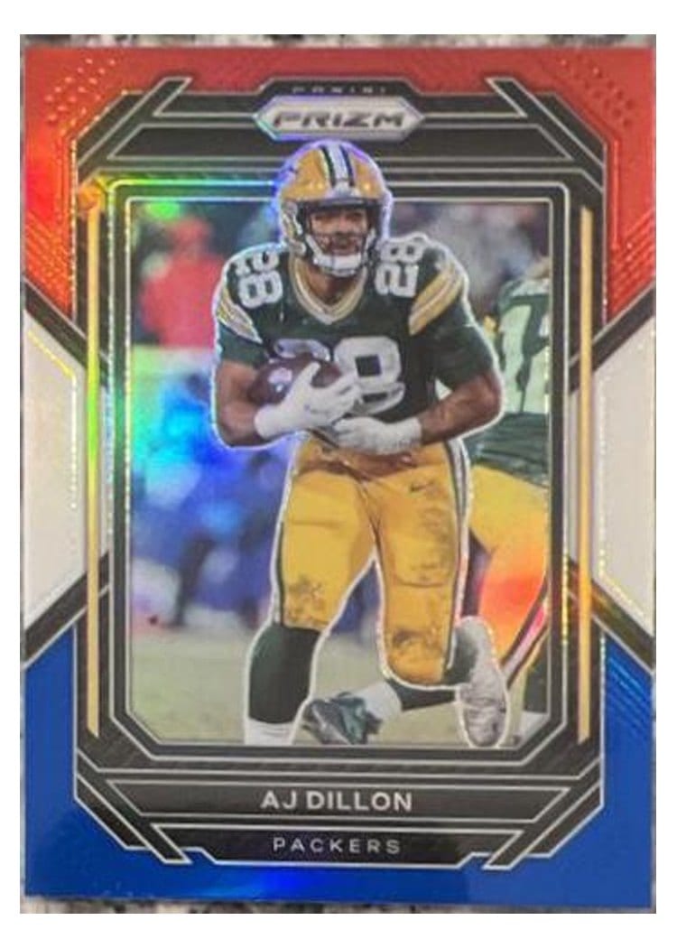 2022 Panini Prizm Base Set AJ Dillon #105 card