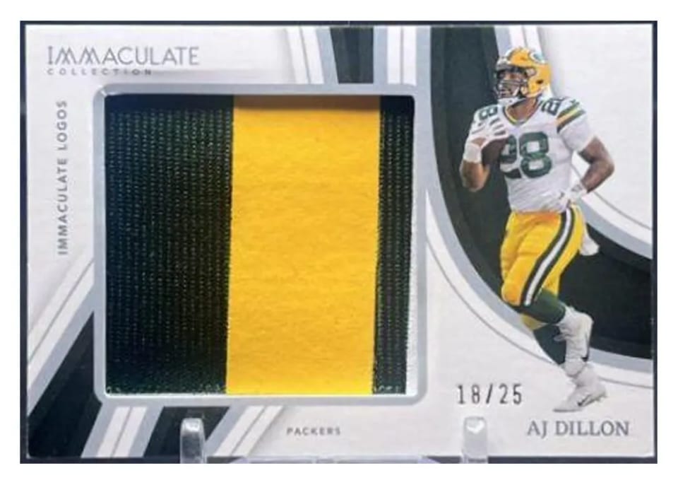 2023 Panini Immaculate Patch AJ Dillon #25 card