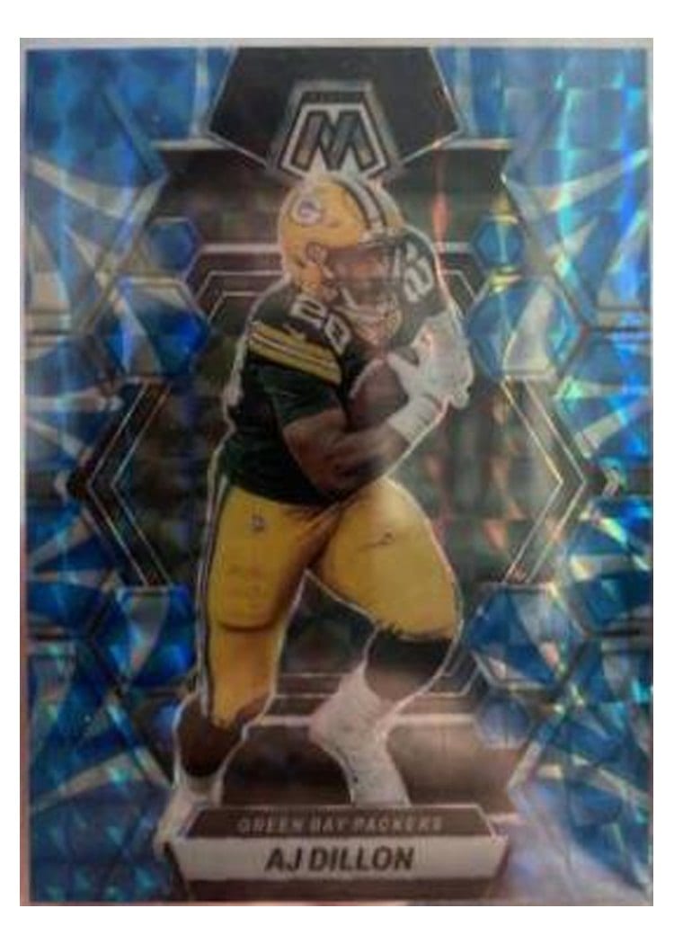 2023 Panini Mosaic Base Set AJ Dillon #84 card