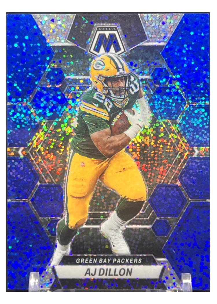 2023 Panini Mosaic Base Set AJ Dillon #84 card