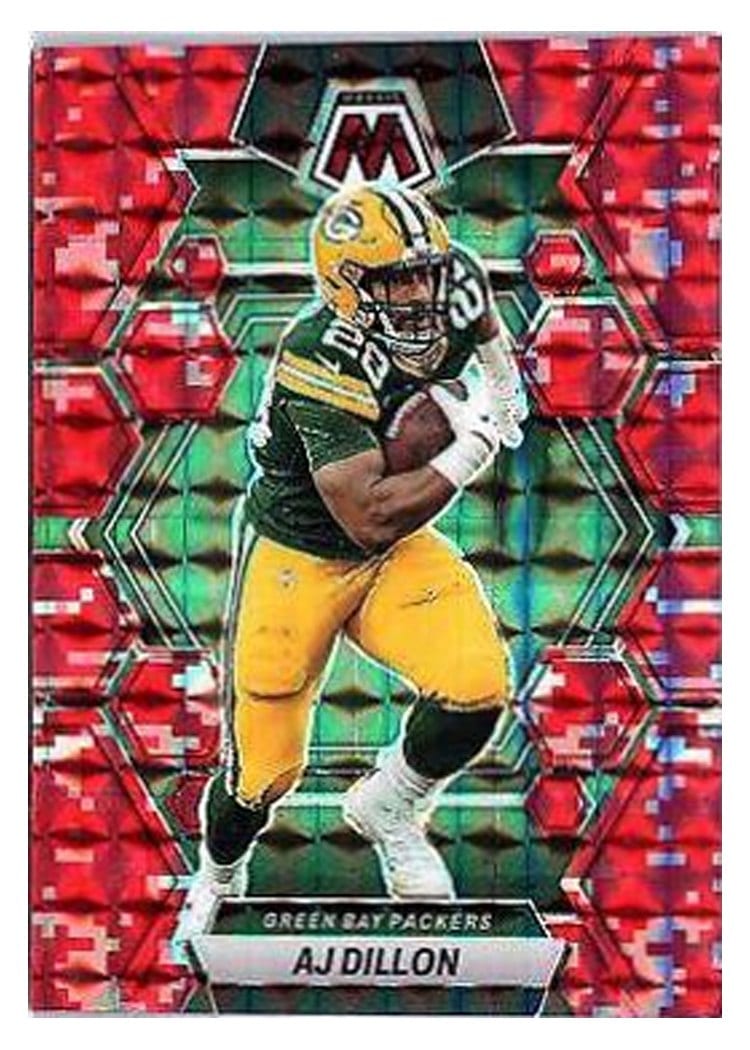 2023 Panini Mosaic Base Set AJ Dillon #84 card