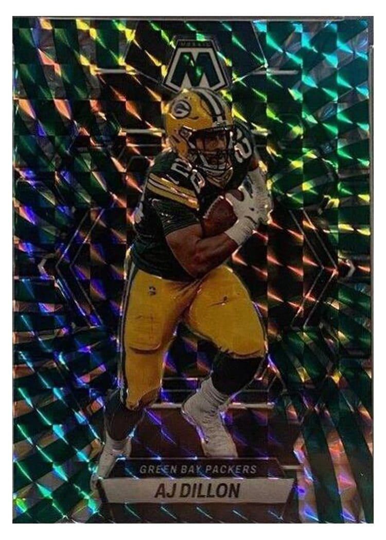 2023 Panini Mosaic Base Set AJ Dillon #84 card