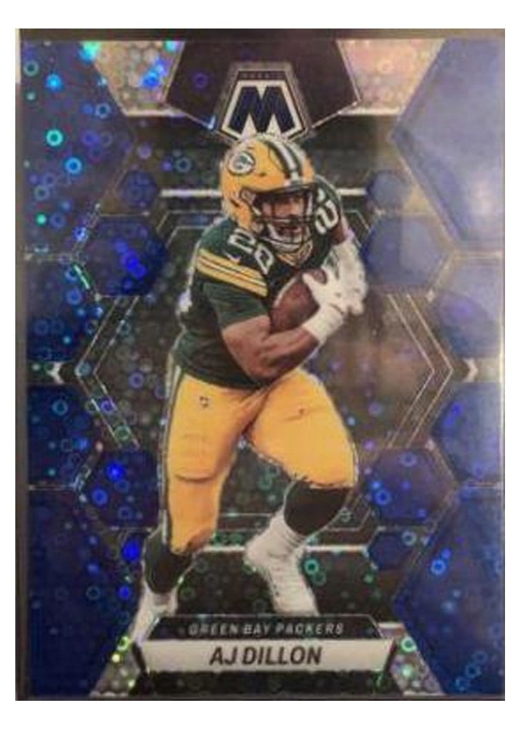 2023 Panini Mosaic Base Set AJ Dillon #84 card