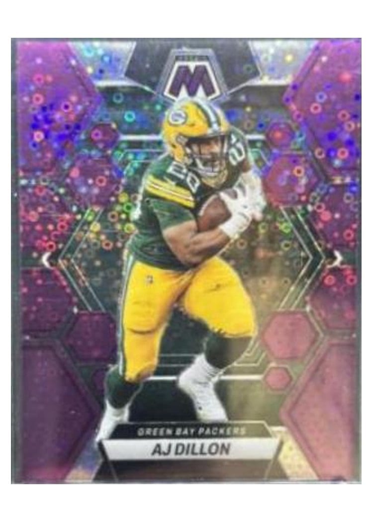 2023 Panini Mosaic Base Set AJ Dillon #84 card
