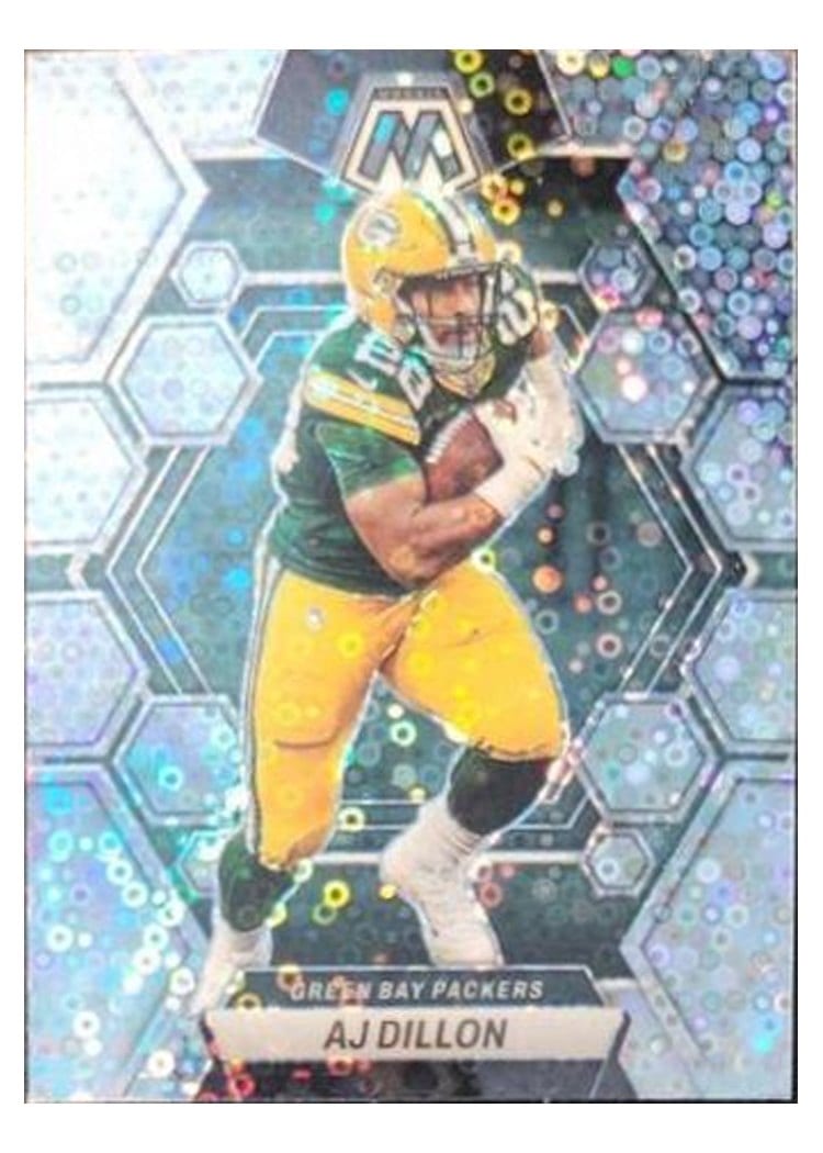 2023 Panini Mosaic Base Set AJ Dillon #84 card