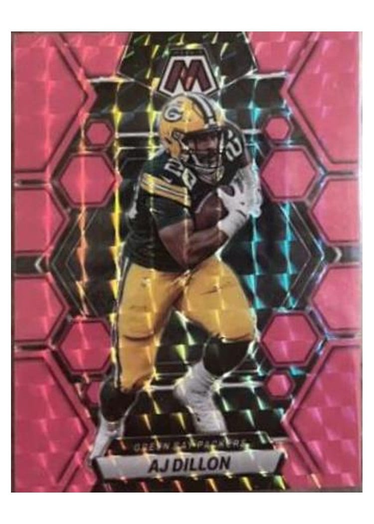 2023 Panini Mosaic Base Set AJ Dillon #84 card