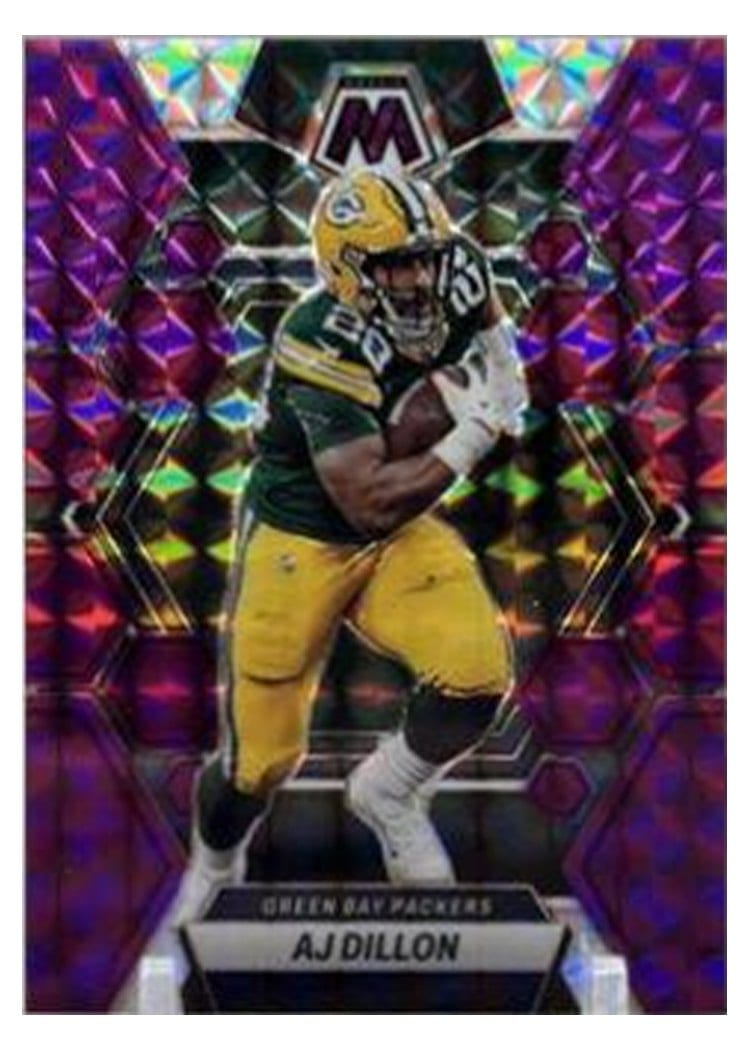 2023 Panini Mosaic Base Set AJ Dillon #84 card