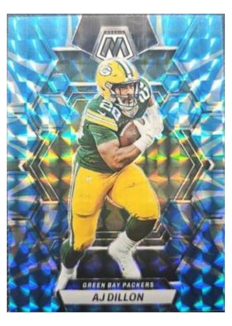2023 Panini Mosaic Base Set AJ Dillon #84 card