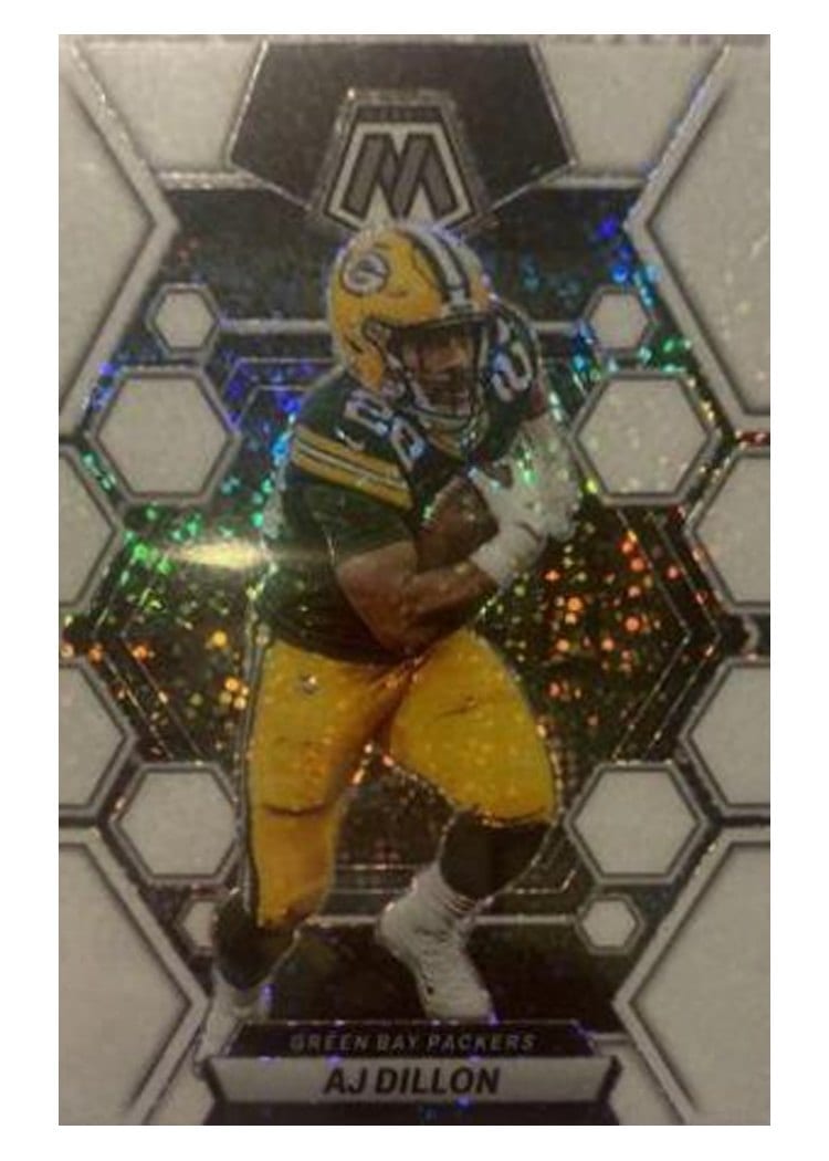 2023 Panini Mosaic Base Set AJ Dillon #84 card