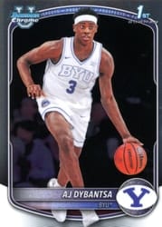 2025-26 Bowman Chrome Prospects AJ Dybantsa #BCP-1 card