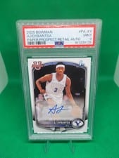 2025-26 Bowman Paper Prospects Retail Autographs AJ Dybantsa #PA-AY card