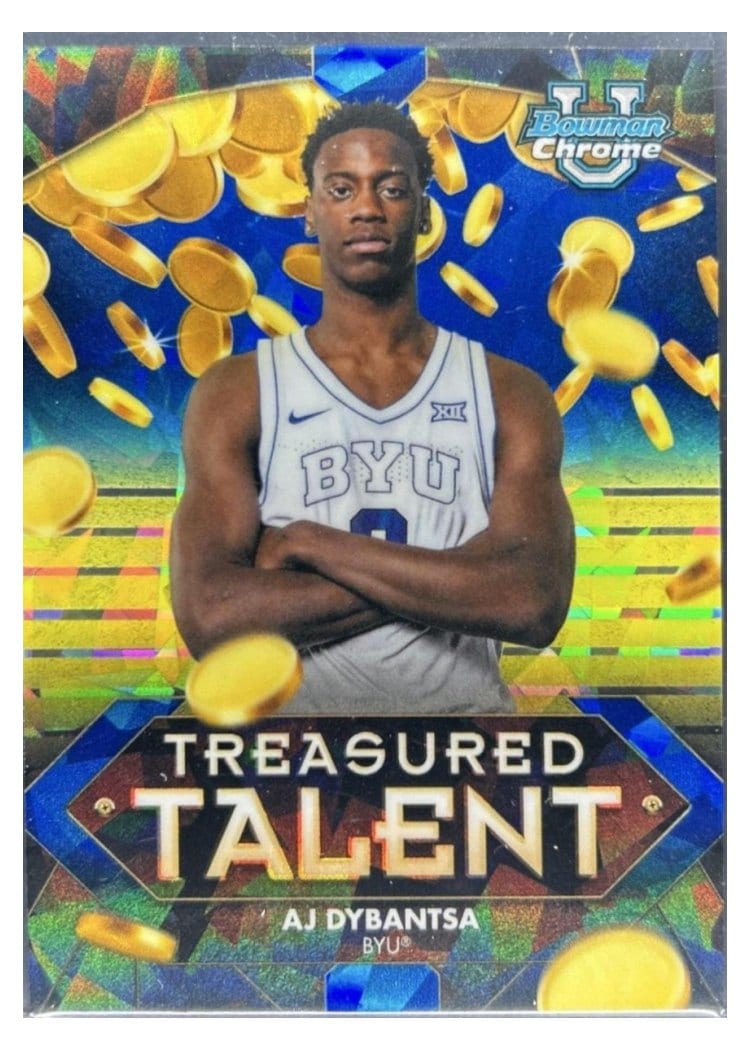 2025-26 Bowman Sapphire Treasured Talents NIL AJ Dybantsa #TTI-1 card