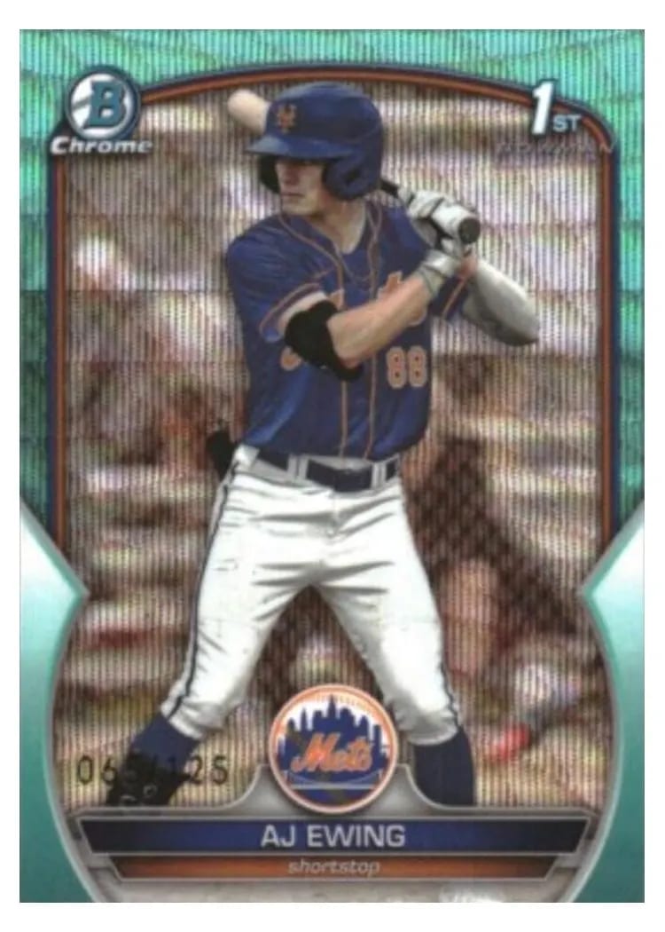 2023 Bowman Draft Chrome AJ Ewing #BDC-152 card