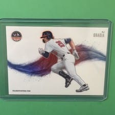 2026 Panini Stars & Stripes Prizm Color Blast AJ Gracia #9 card