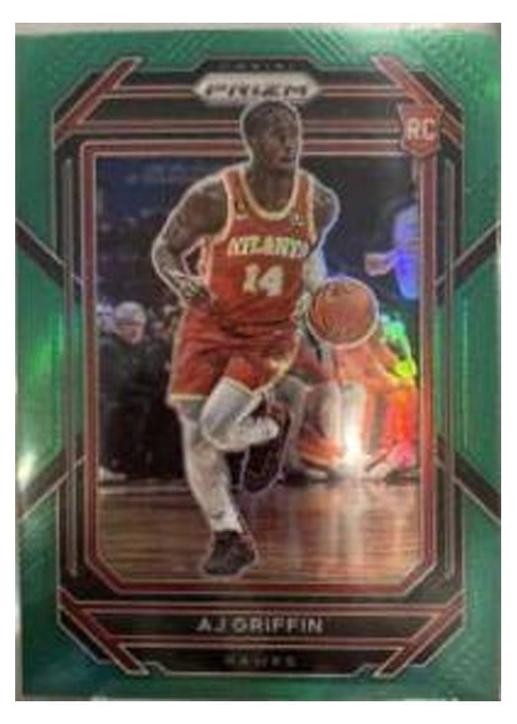 2022-23 Panini Prizm Base Set AJ Griffin #248 card