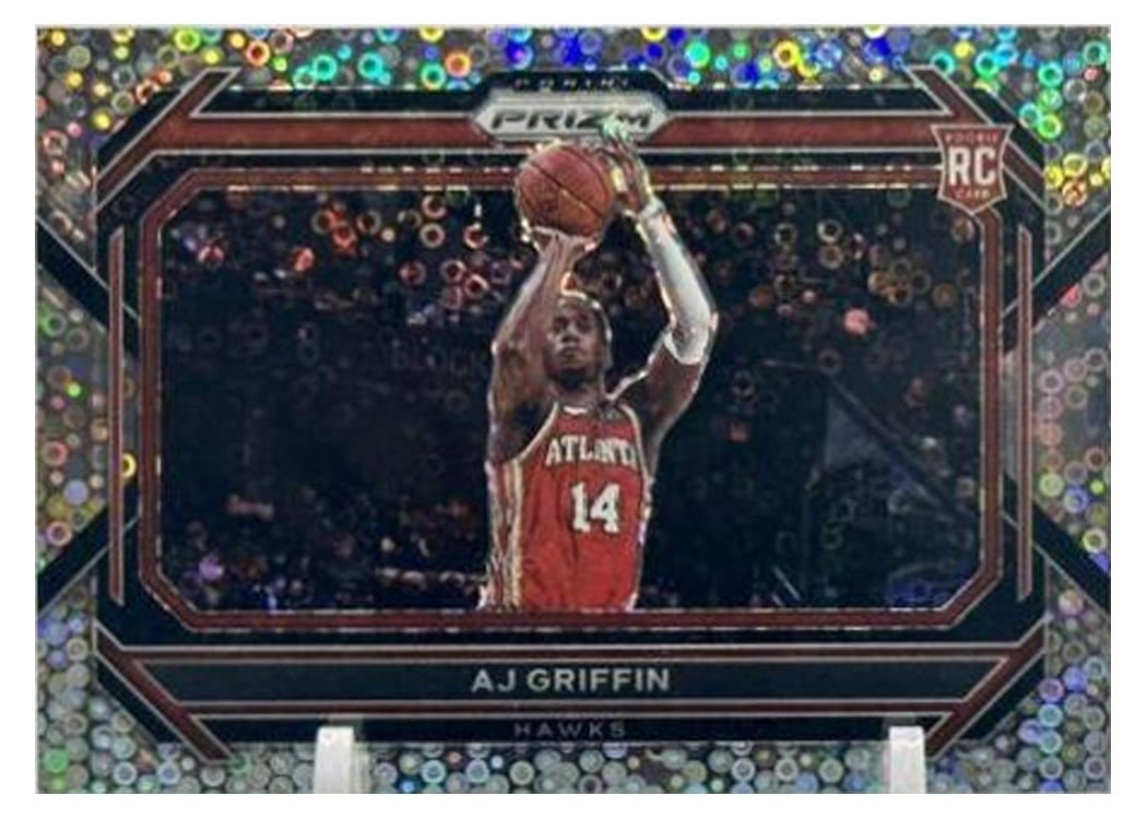 2022-23 Panini Prizm Base Set AJ Griffin SP Fast Break Variation #248 card