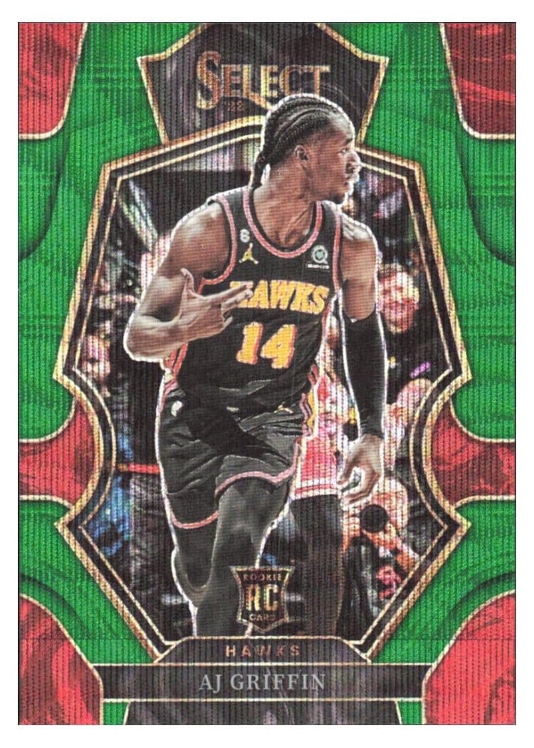 2022-23 Panini Select Base Set AJ Griffin #198 card