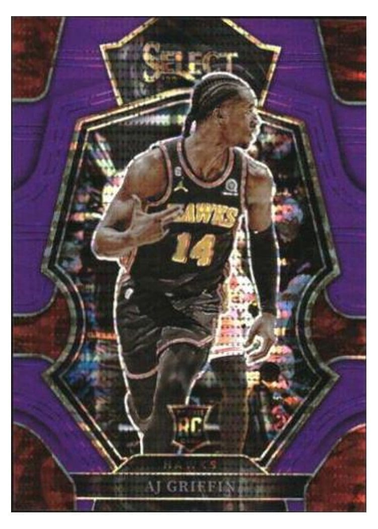 2022-23 Panini Select Base Set AJ Griffin #198 card