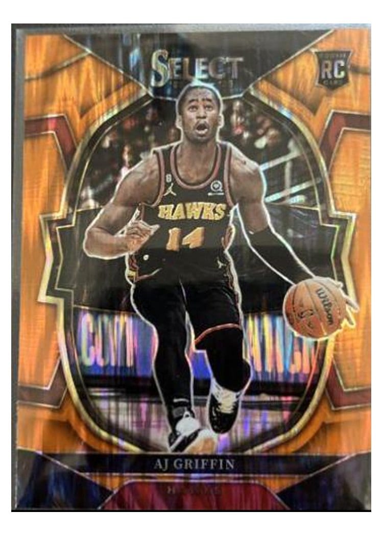 2022-23 Panini Select Base Set AJ Griffin #198 card