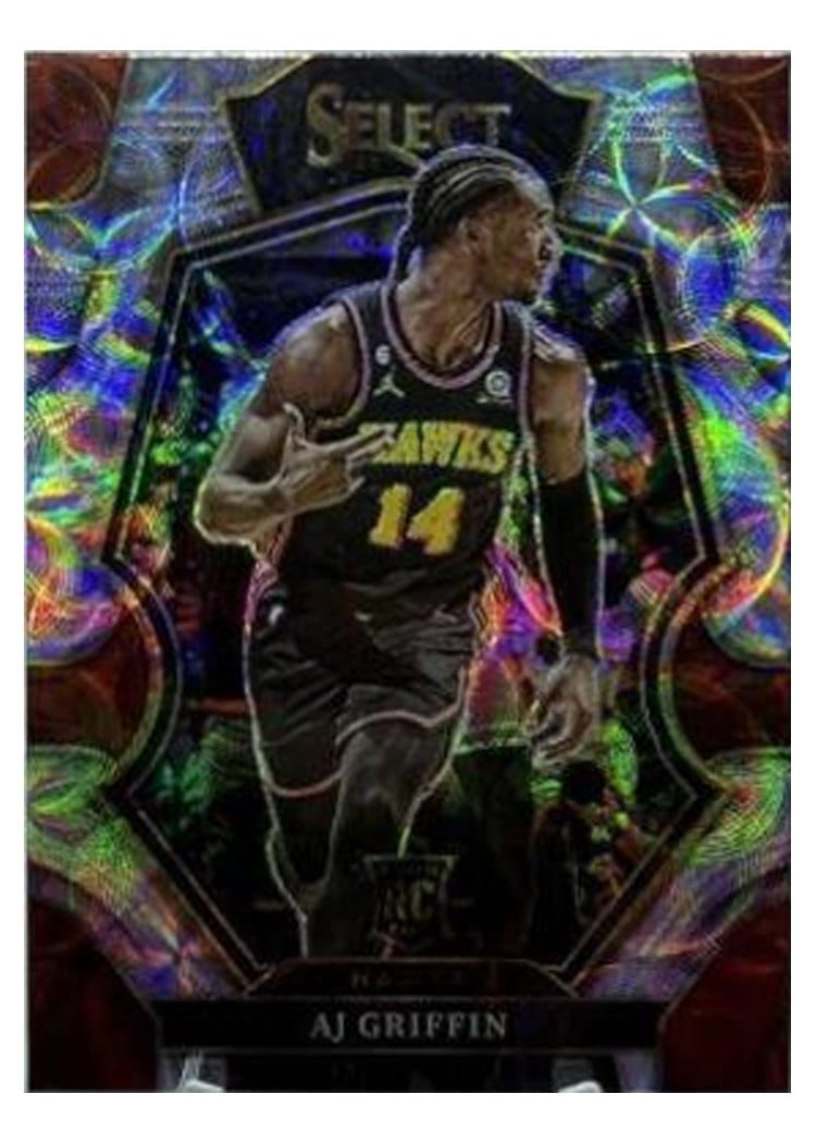 2022-23 Panini Select Base Set AJ Griffin Scope Prizm #198 card