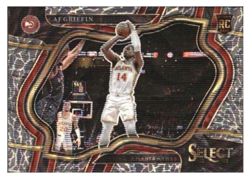 2022-23 Panini Select Base Set AJ Griffin Elephant Prizm #274 card
