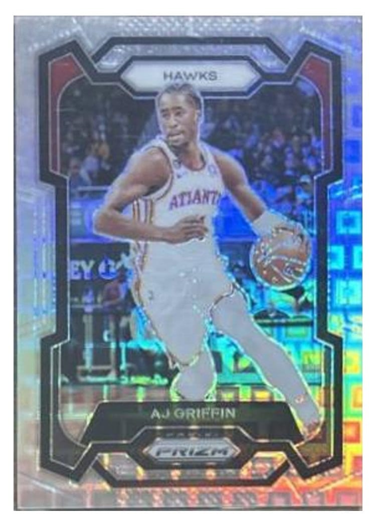 2023-24 Panini Prizm Base Set AJ Griffin #266 card