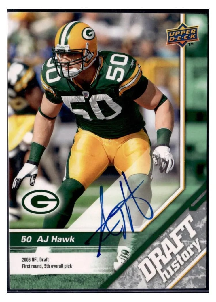 2009 Upper Deck Draft Edition AJ Hawk Autograph #188