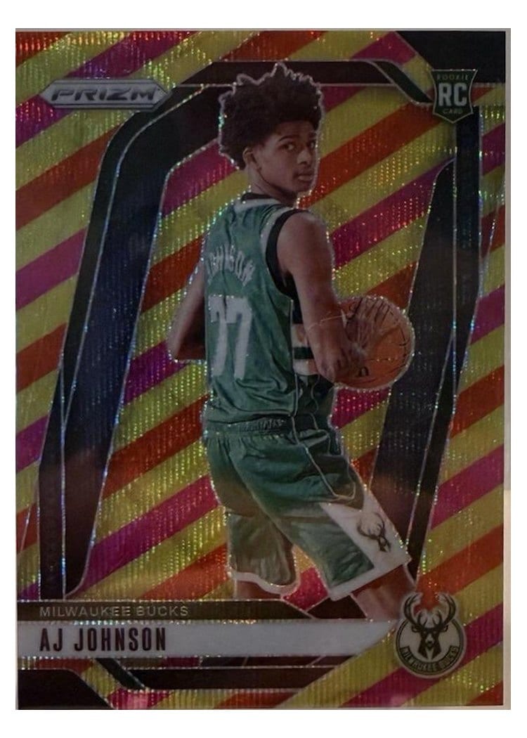2024-25 Panini Prizm Base Set AJ Johnson #251 card