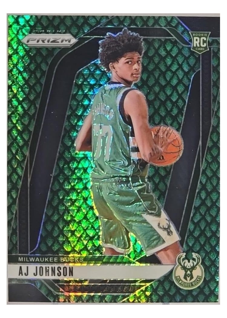 2024-25 Panini Prizm Base Set AJ Johnson #251 card
