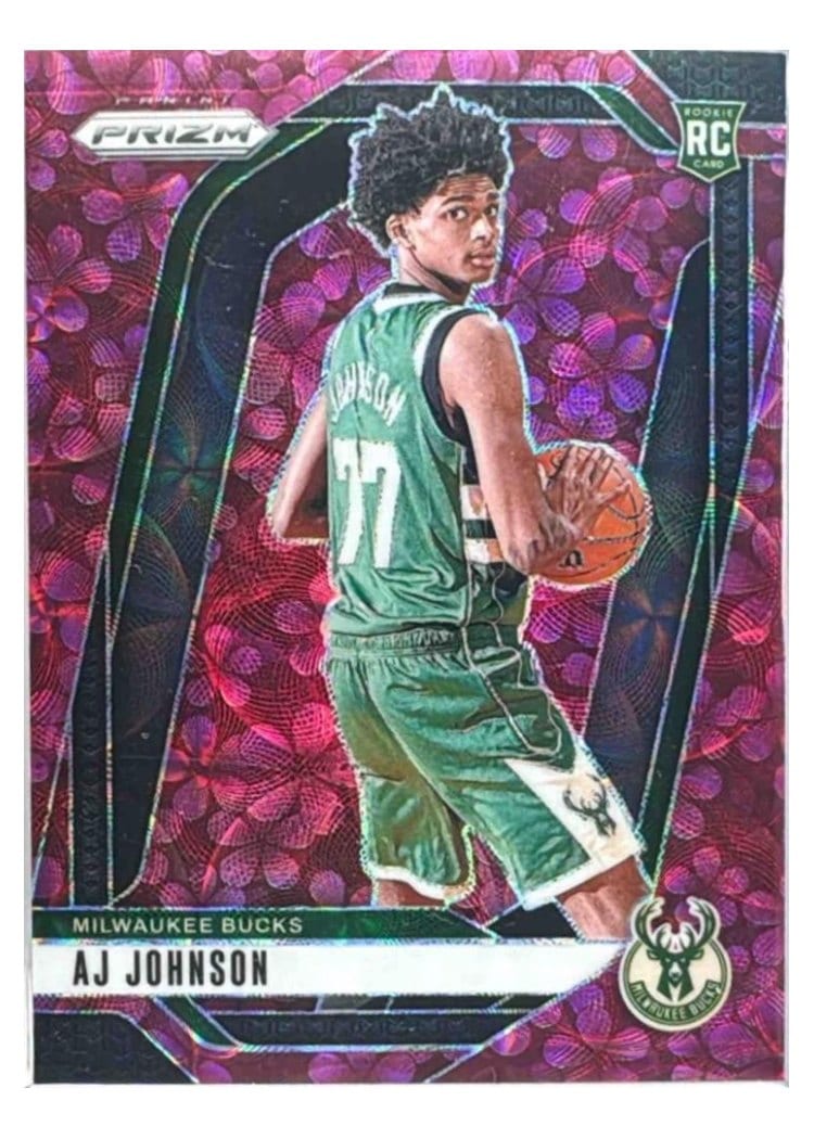 2024-25 Panini Prizm Base Set AJ Johnson #251 card